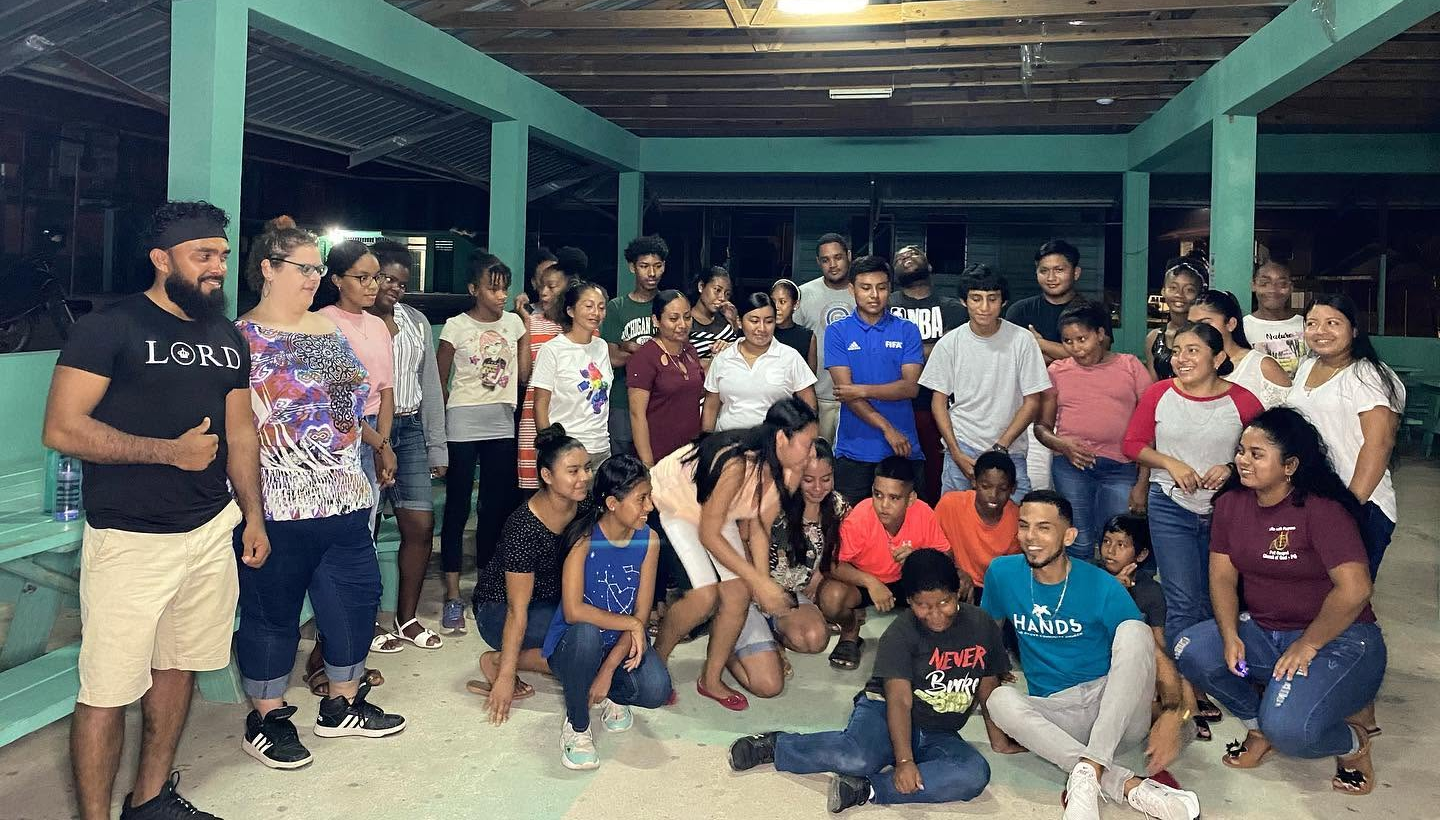 Youth and young adults gathered for a fellowship night